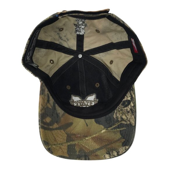 MS State Bulldogs Embroidered Patch Strapback Cap Camo Trucker NCAA Baseball Hat - Picture 5 of 15